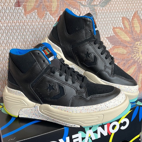 Converse WMNS 172194C
WEAPON CX MID
BLACK/CLOUD CREAM/LIME TWIST
Sneakers - Picture 6 of 16